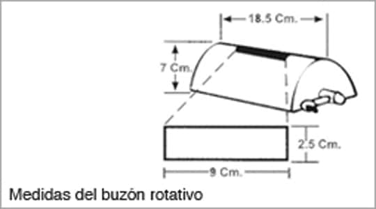 Caja Fuerte con buzón rotativo y doble control